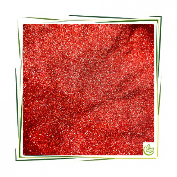 Glitter Laser Red 100 g